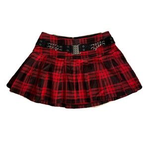 Vintage Tripp NYC plaid tartan skirt small